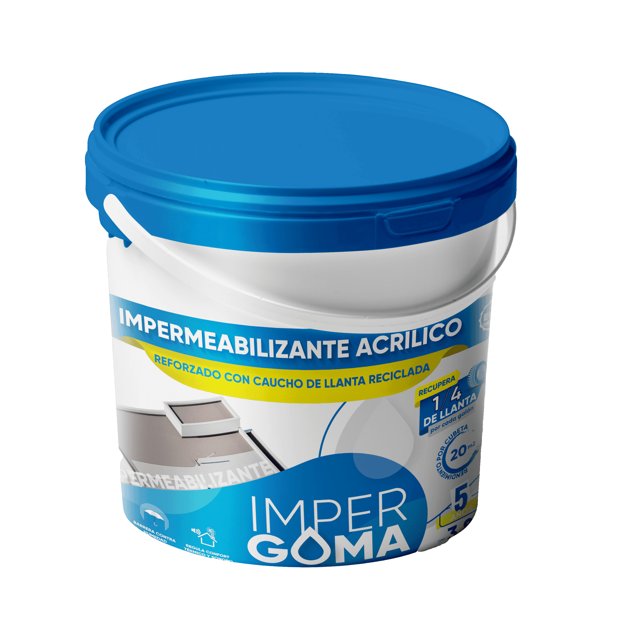 Impergoma Impermeabilizante Acrílico Elastomérico